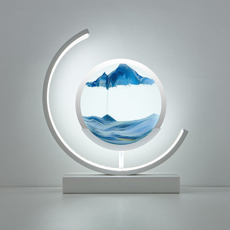 Lampe de Chevet Art Sable Mouvant | Design Relaxant et Unique
