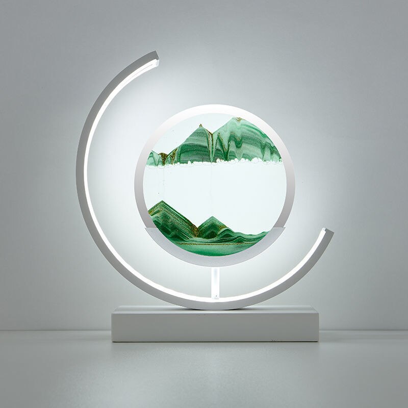 Lampe de Chevet Art Sable Mouvant | Design Relaxant et Unique
