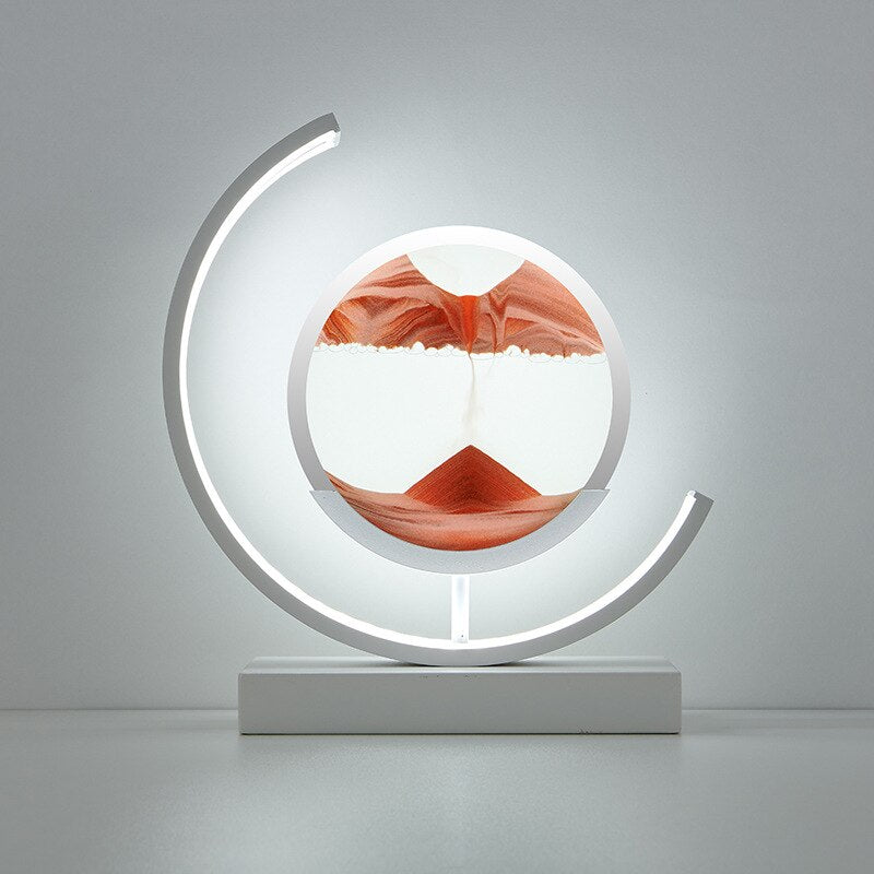 Lampe de Chevet Art Sable Mouvant | Design Relaxant et Unique