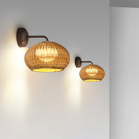 ROTI - Applique Murale Extérieur Style Rotin Lumio™