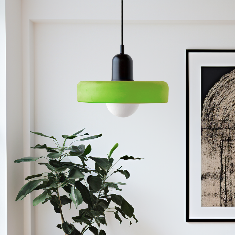 MELLAN – Lampe Suspendue en Verre Coloré au Design Artistique