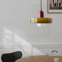 MELLAN – Lampe Suspendue en Verre Coloré au Design Artistique