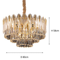 SUSO – Suspension en Cristal Élégante et Raffinée Lumio™