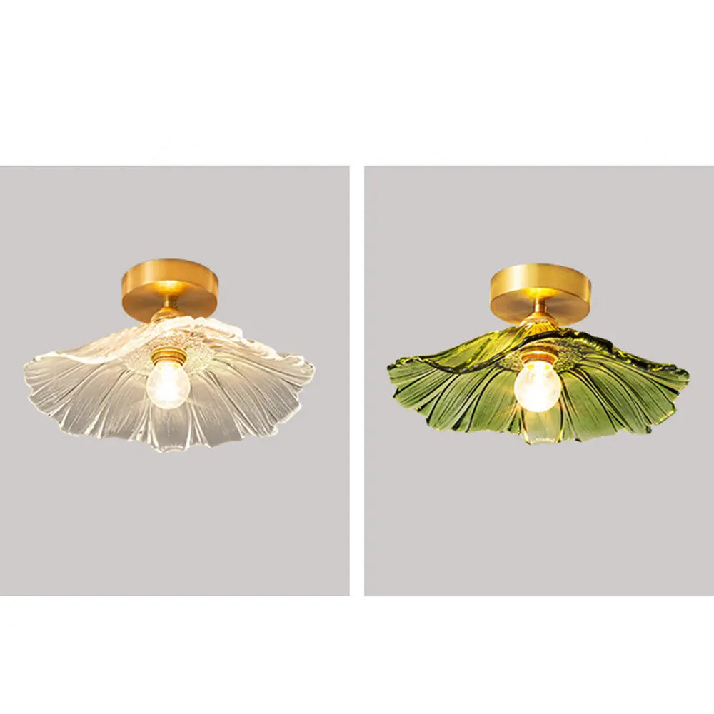 JADE - Plafonnier Vintage Dôme en Verre Lumio™