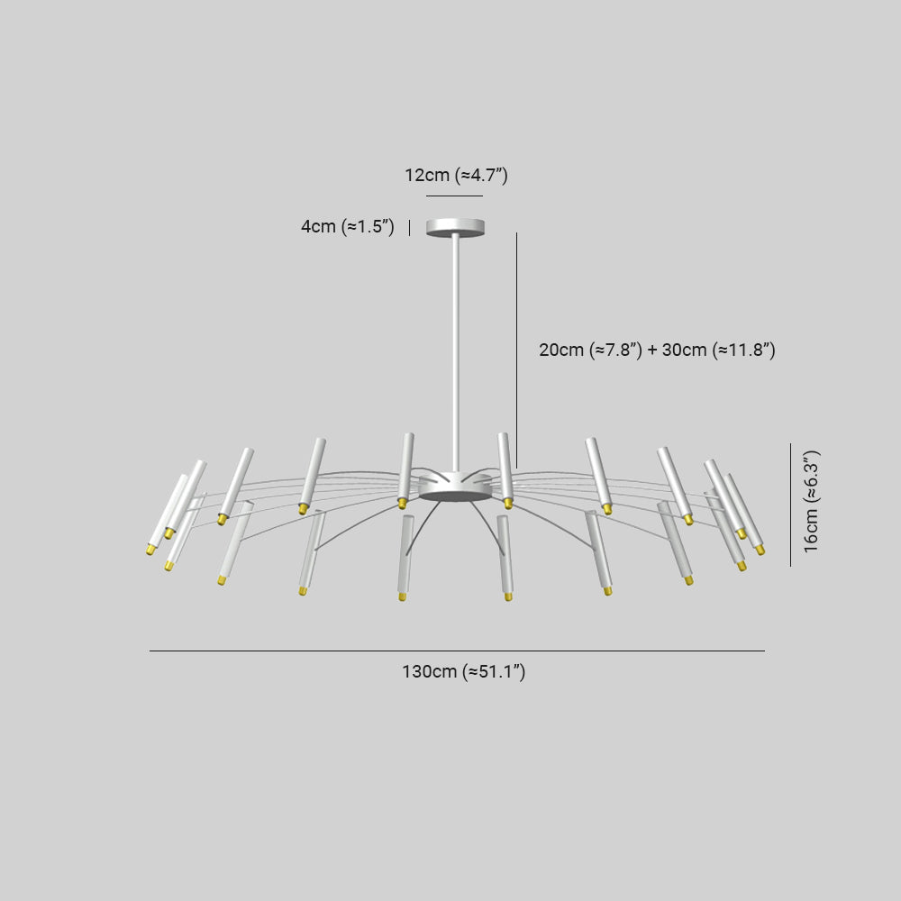 VANTA - Lustre moderne en métal – LED G9 inclus Lumio™