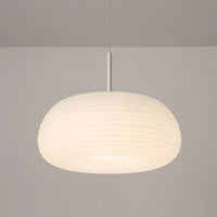 LUMARIA – Suspension Blanche Tambour en Acrylique Lumio™