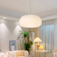 LUMARIA – Suspension Blanche Tambour en Acrylique Lumio™
