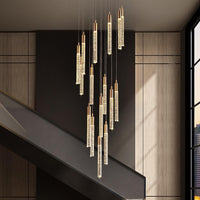 Lustre 25 Lumières Plafond Haut pour Salon