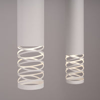 Suspension métal Alara version un tube pour chevet ou bureau