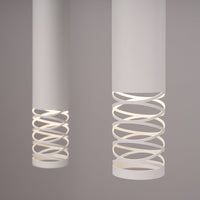 Suspension métal Alara version trois tubes en grappe suspendue, vue 8