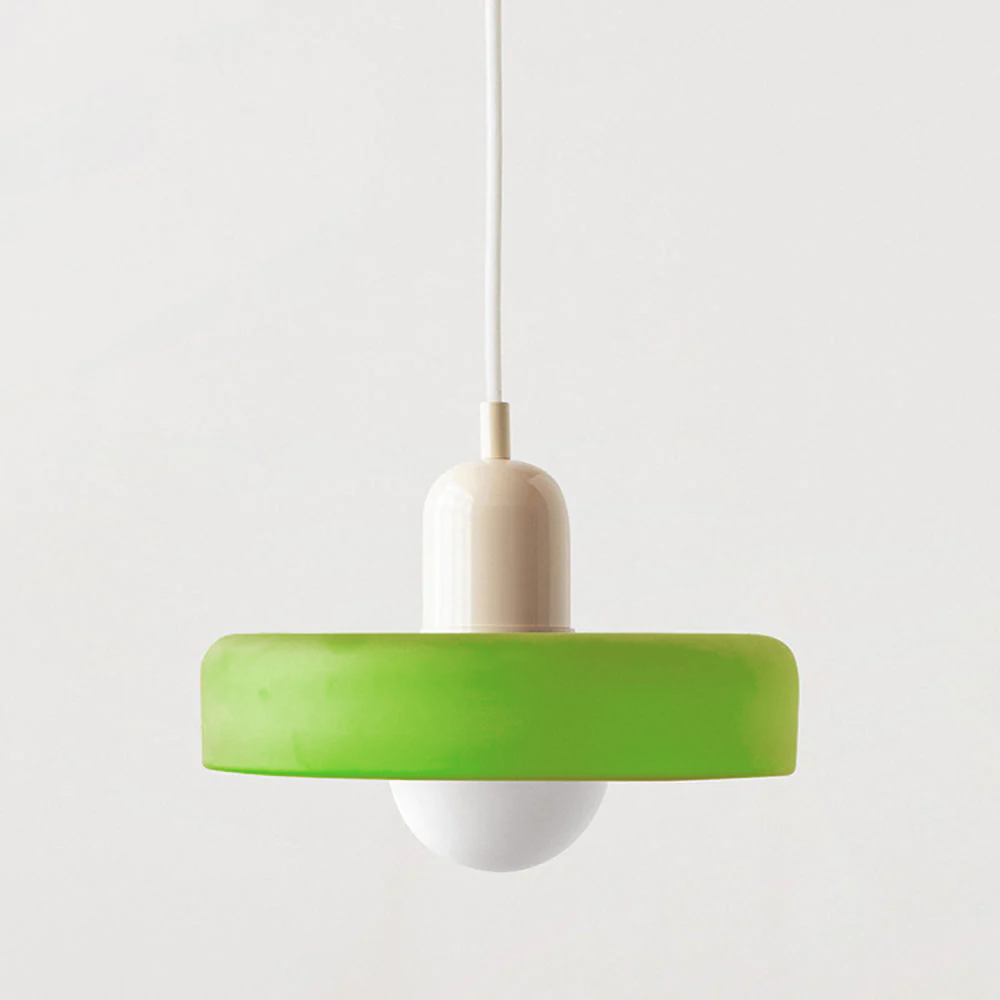 MELLAN – Lampe Suspendue en Verre Coloré au Design Artistique
