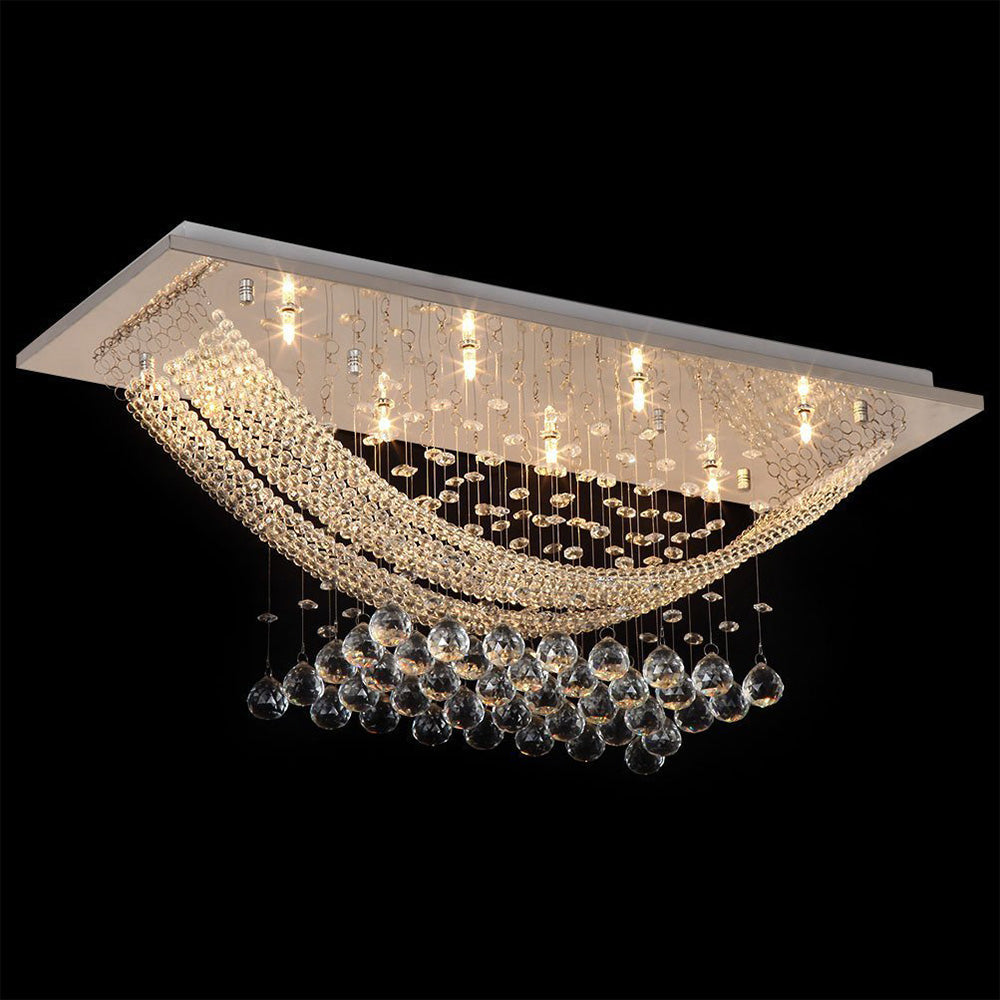 Détail du lustre cristal