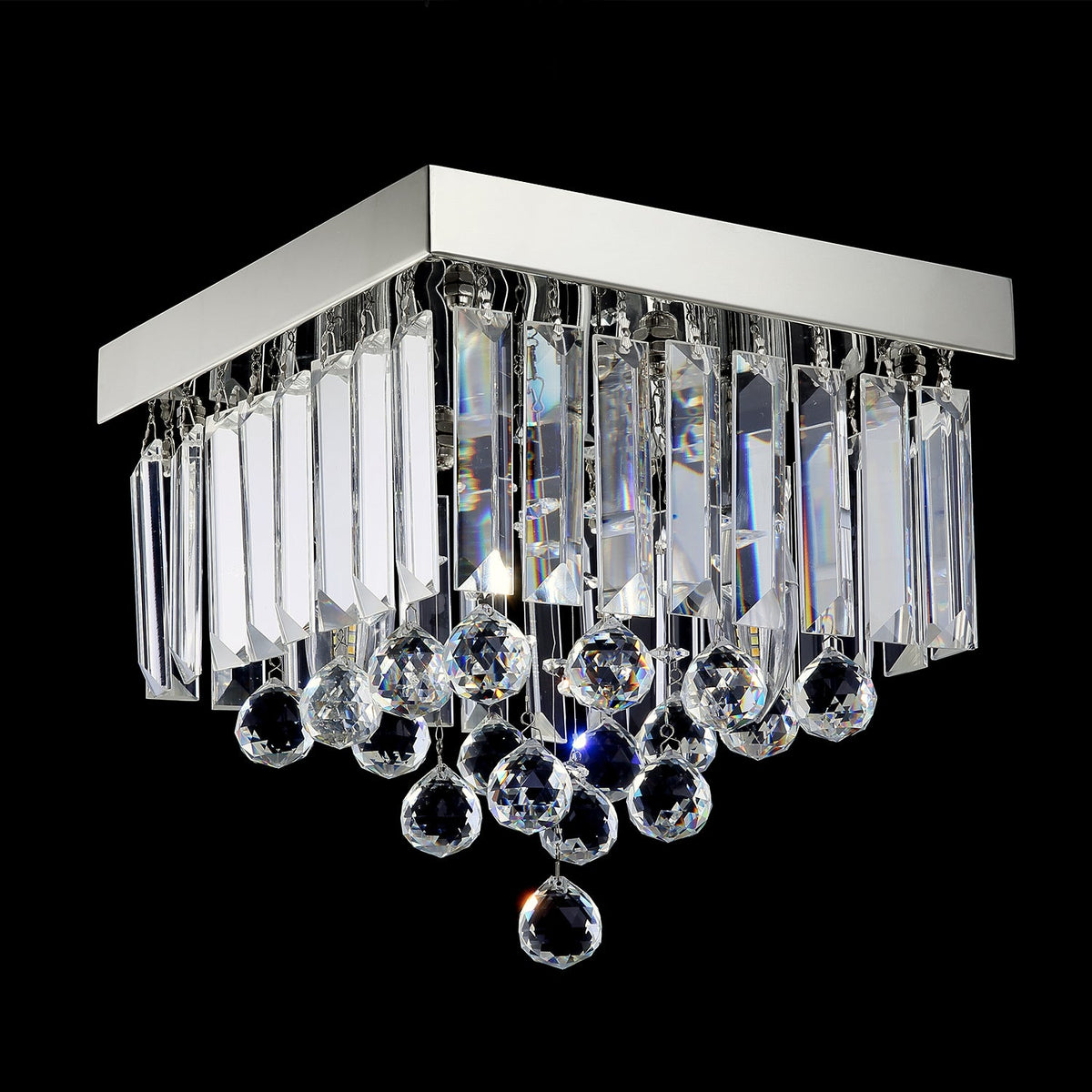Détail du lustre cristal