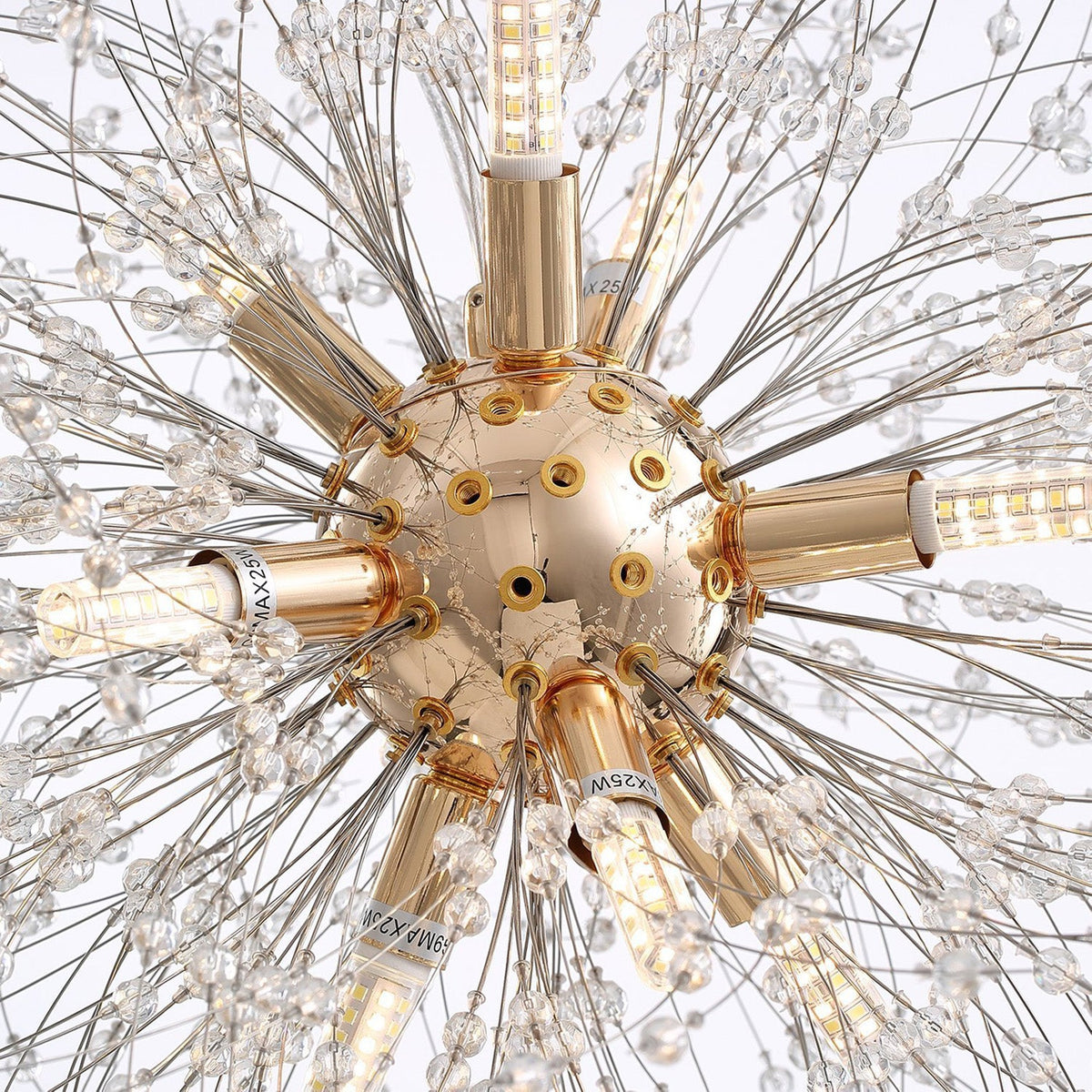 Lustre Sphère Cristal Salle à Manger design