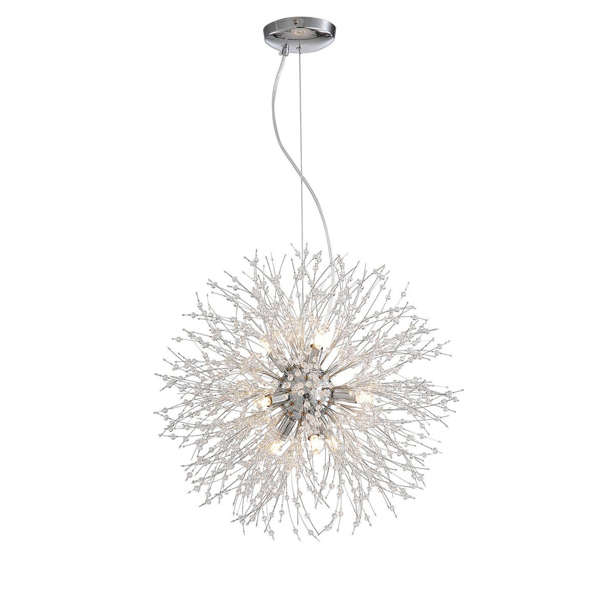 Détail du lustre cristal