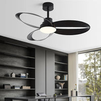 Ventilateur de Plafond Silencieux Vintage LED - Noir