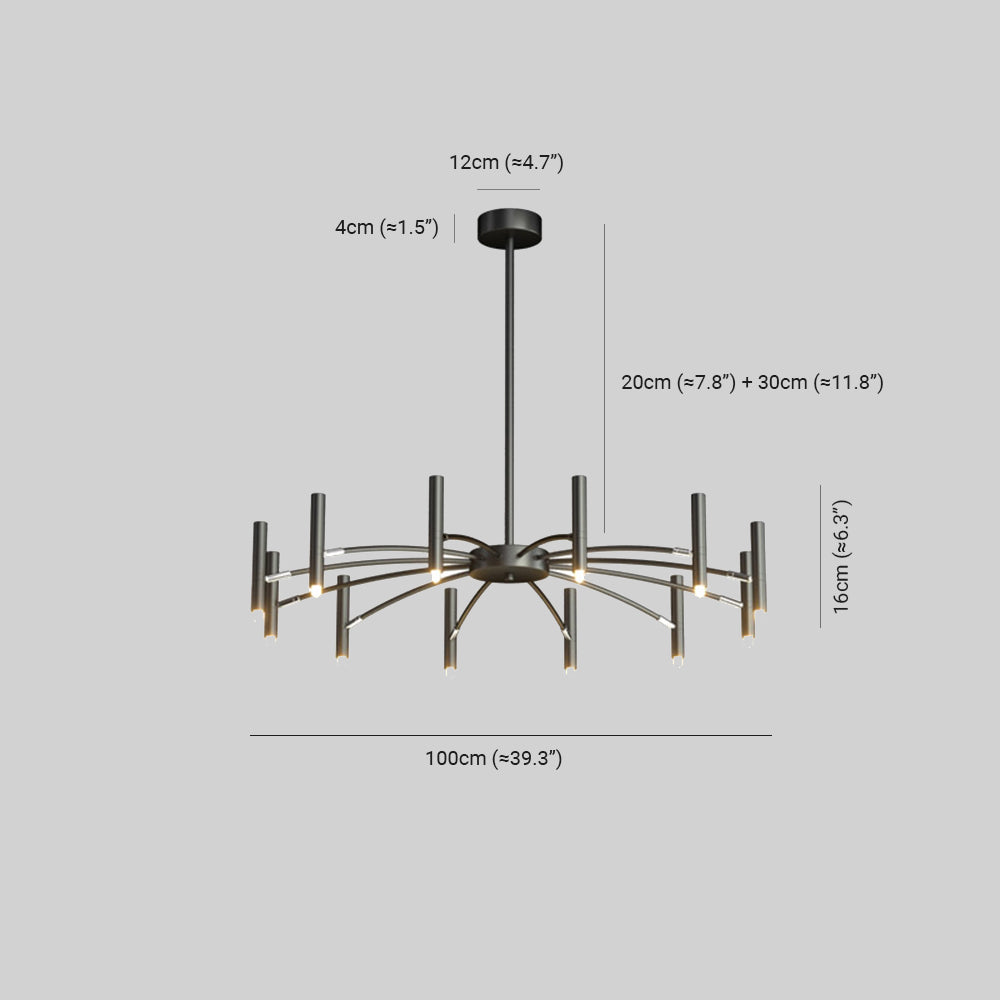VANTA - Lustre moderne en métal – LED G9 inclus Lumio™