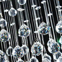 Lustre Rond Cristal Salon suspendu