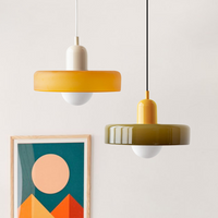MELLAN – Lampe Suspendue en Verre Coloré au Design Artistique