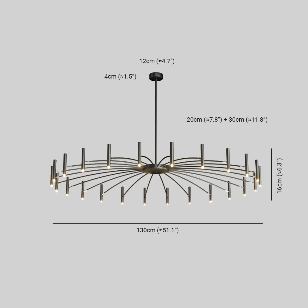 VANTA - Lustre moderne en métal – LED G9 inclus Lumio™