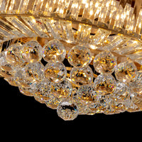 Plafonnier Ventilateur en Cristal pour Salon
