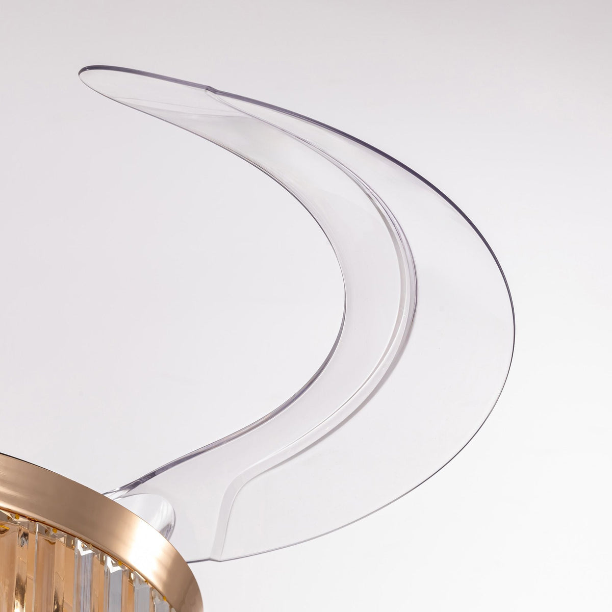 Plafonnier Ventilateur en Cristal pour Salon