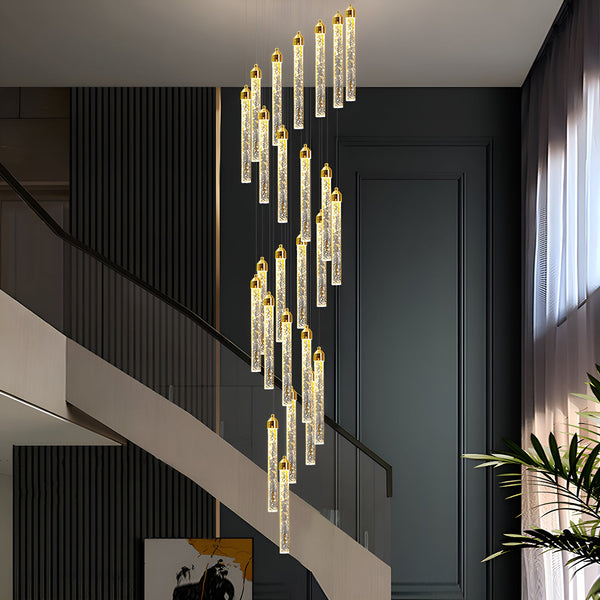 Lustre 25 Lumières Plafond Haut pour Salon