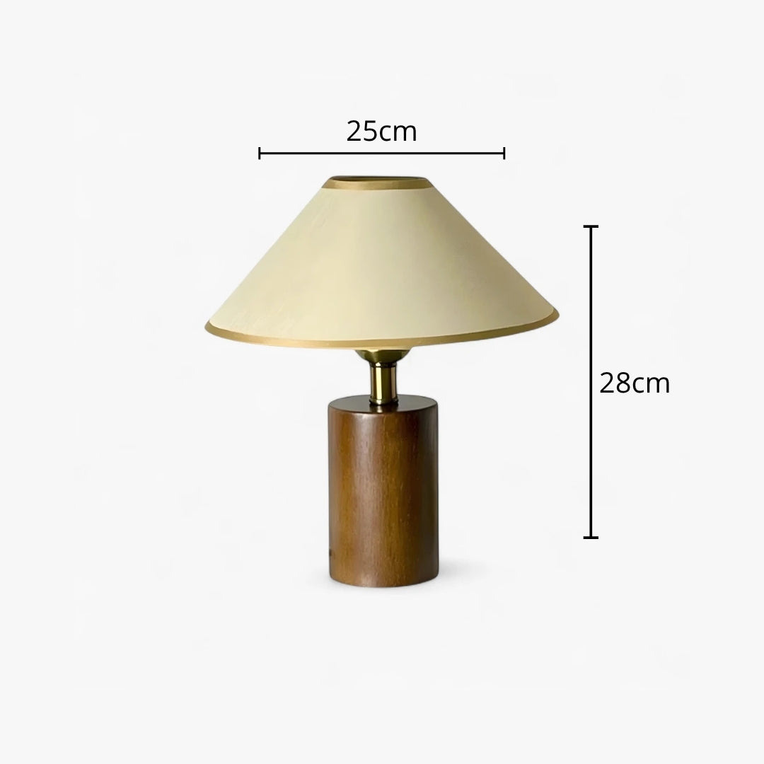 Lampe de Chevet Bois et Lin
