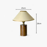 Lampe de Chevet Bois et Lin