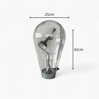 Lampe De Chevet En Verre Vintage maison-lampe-de-chevet