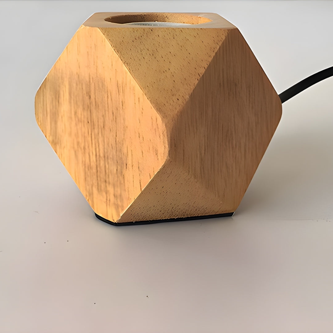 Lampe de Chevet Bois Fait Maison