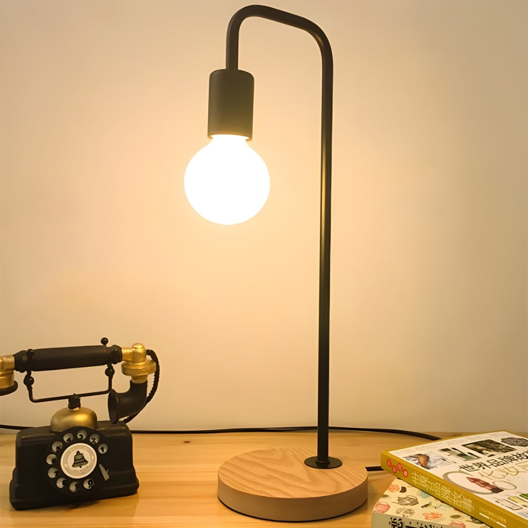 Lampe de Chevet Bois et Métal