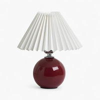 Lampe de Chevet Abat-Jour Plissé
