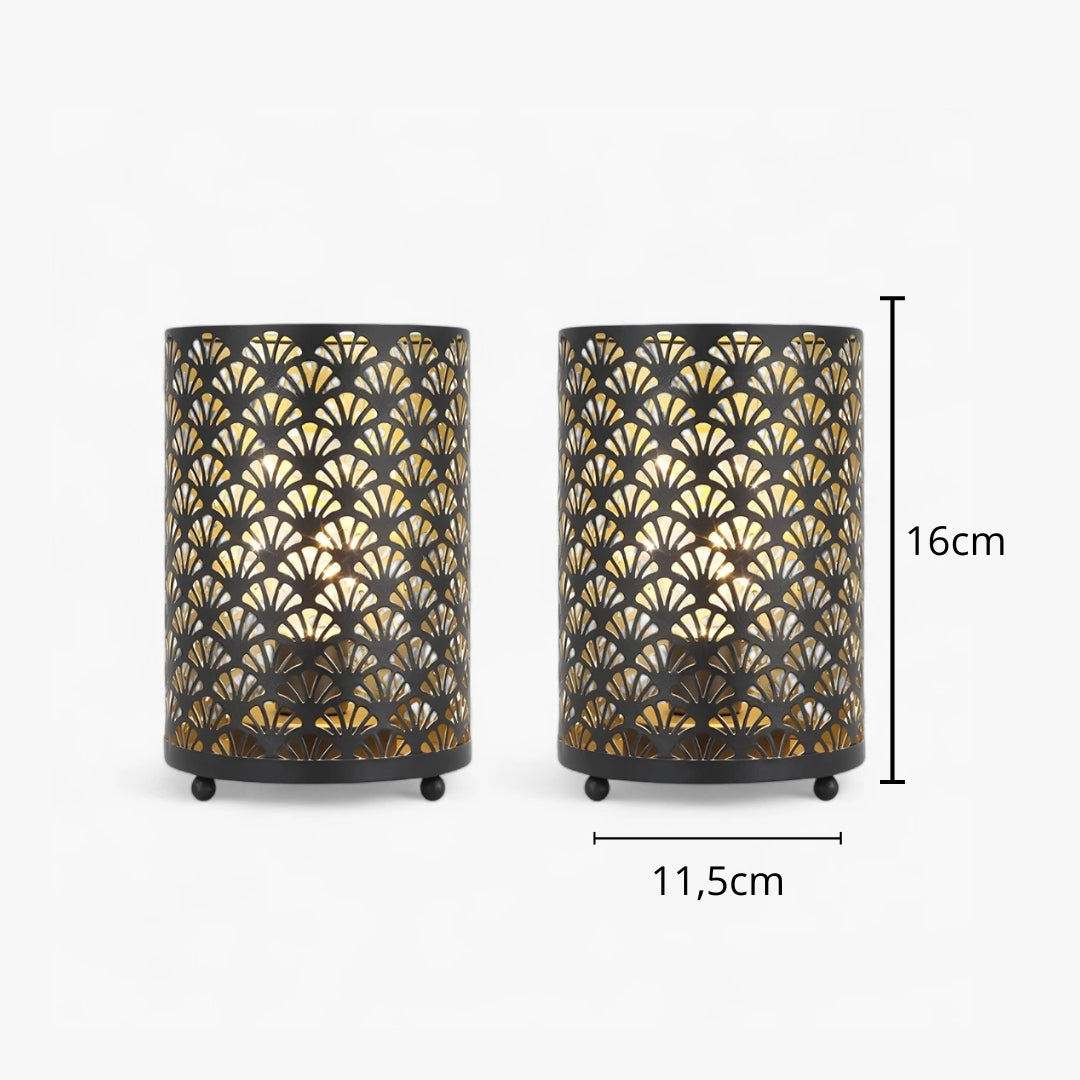Lampe de Chevet Métal Noir