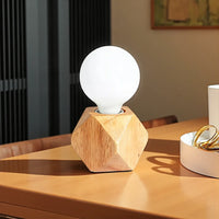 Lampe de Chevet Bois Fait Maison