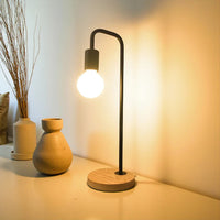 Lampe De Chevet Bois Metal maison-lampe-de-chevet
