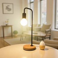 Lampe De Chevet Bois Metal maison-lampe-de-chevet