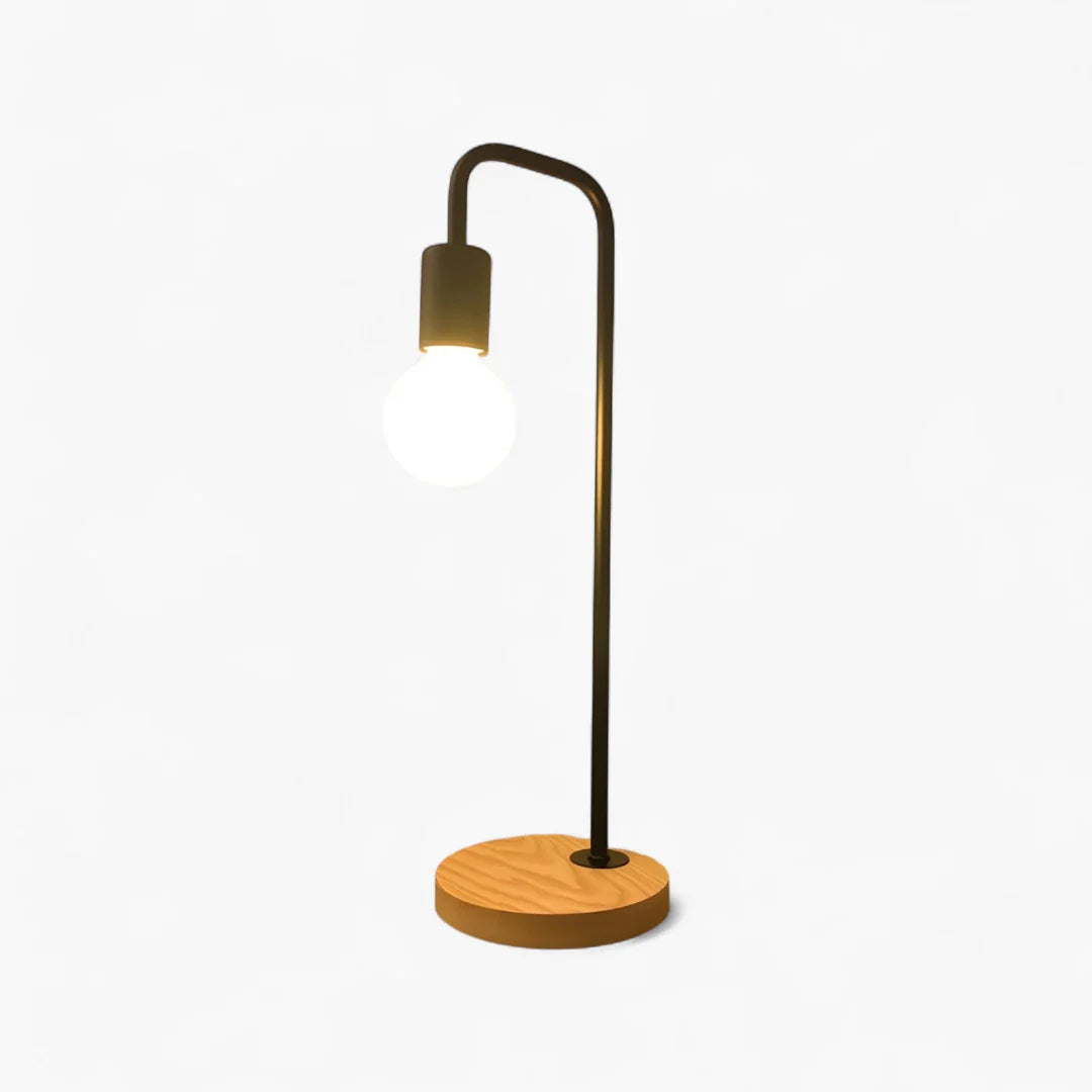 Lampe De Chevet Bois Metal maison-lampe-de-chevet
