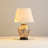 Lampe de Chevet Céramique Dorée