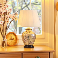 Lampe de Chevet Céramique Dorée