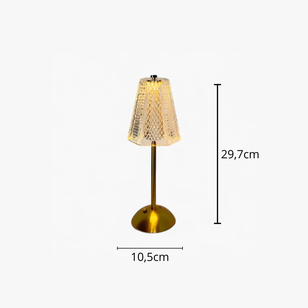 Lampe de Chevet Cristal Tactile