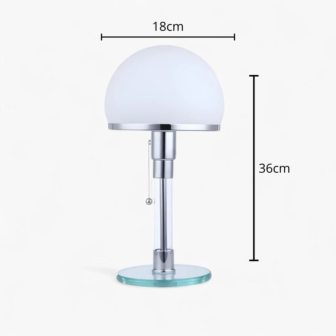 Lampe De Chevet Verre Blanc maison-lampe-de-chevet