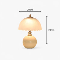 Lampe de Chevet Céramique Beige