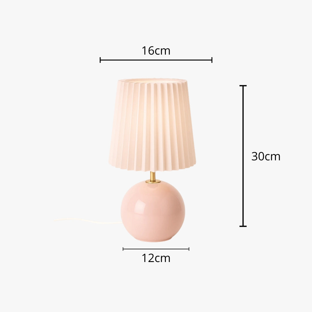 Lampe de Chevet Céramique Rose