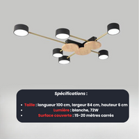 Plafonnier LED Puissant | Éclairage Moderne et Intense Lumio™