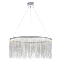 Lustre Rond Aluminium Moderne - Lumio