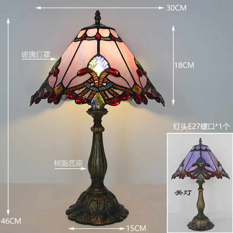 Lampe Tiffany - Lampe de Chevet Design Classique Lumio™