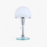 Lampe de Chevet Verre Blanc