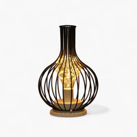 Lampe De Chevet En Fer Noir maison-lampe-de-chevet