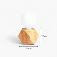 Lampe de Chevet Bois Fait Maison